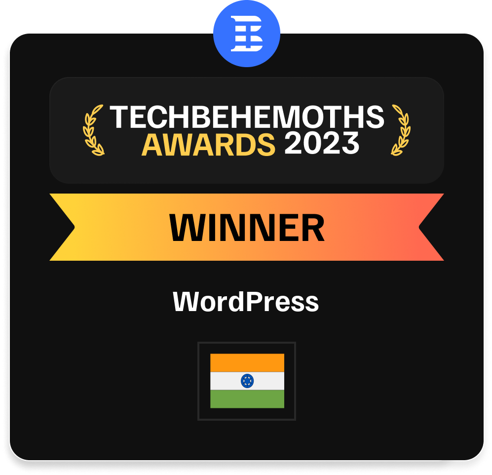 Wordpress Service Winner Award